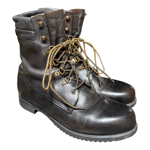 Vintage Red Wing Irish Setter 859 Upland Boots Brown Leather USA Mens 12 Resoled main image 9